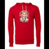 Cartoon lion Bella canvas hoodie 3719